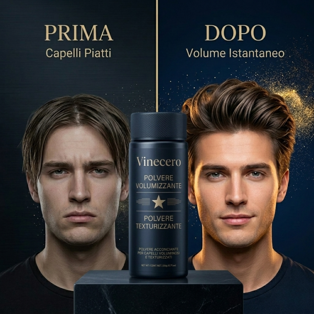 Vinecero® Polvere Volumizzante per Capelli