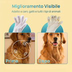 Vinecero® Guanti Detergenti Senza Risciacquo per Cani e Gatti