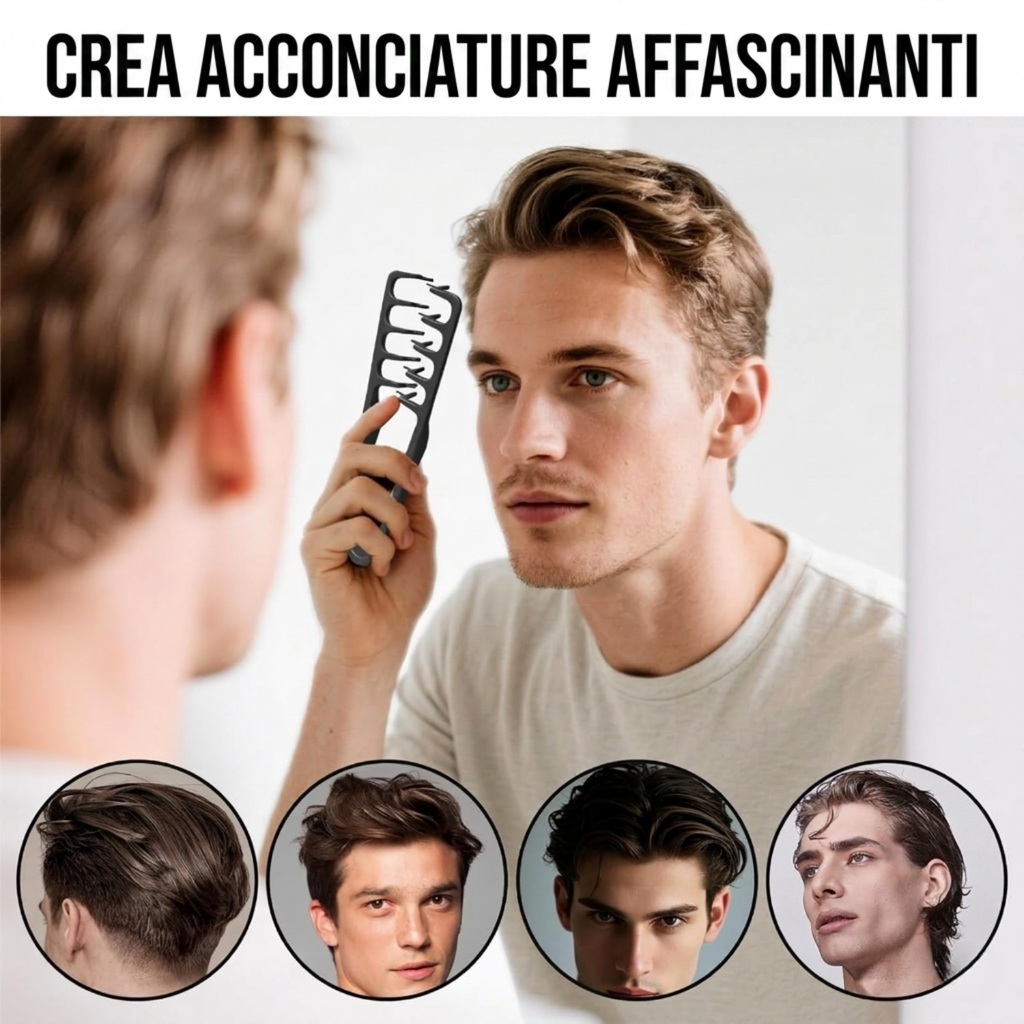 Vinecero® Pettine Volumizzante e Texturizzante