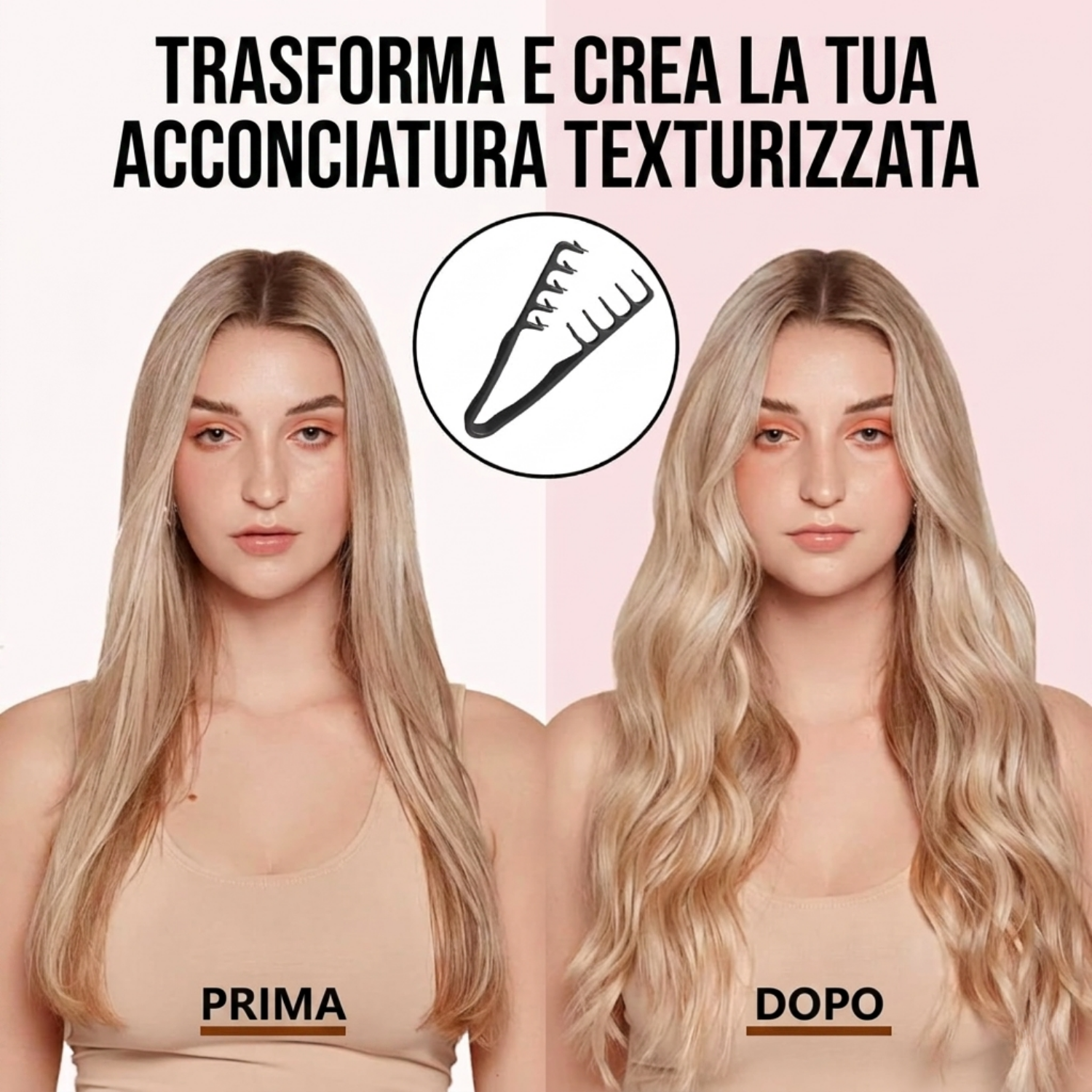 Vinecero® Pettine Volumizzante e Texturizzante